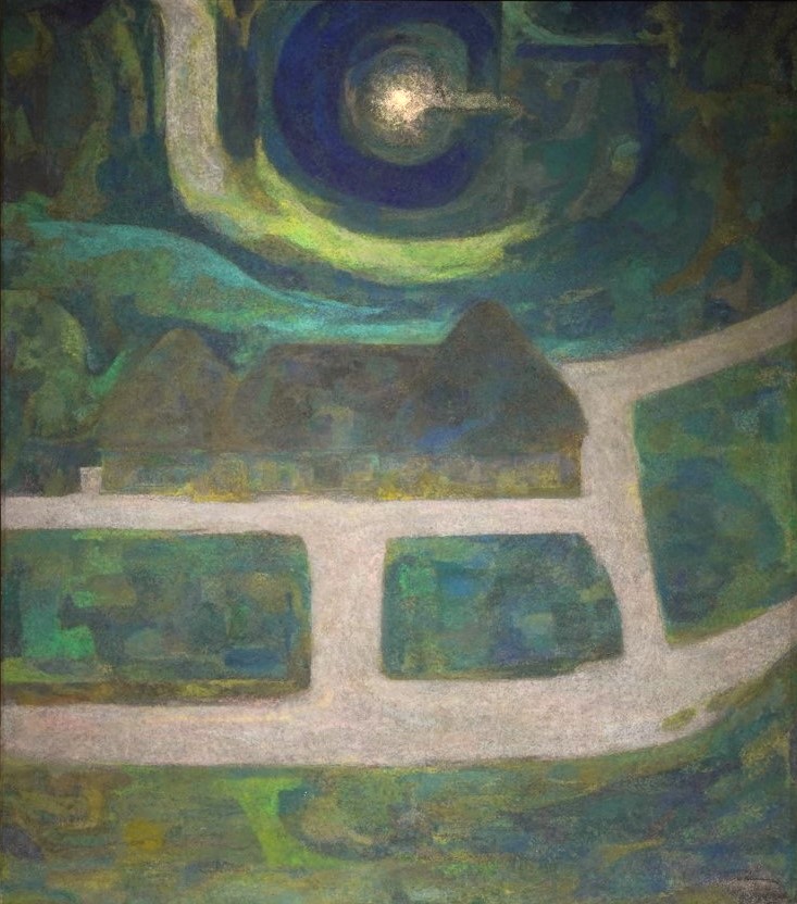 髙山辰雄展 関連イベント ワークショップ「武蔵野を水墨画で描く